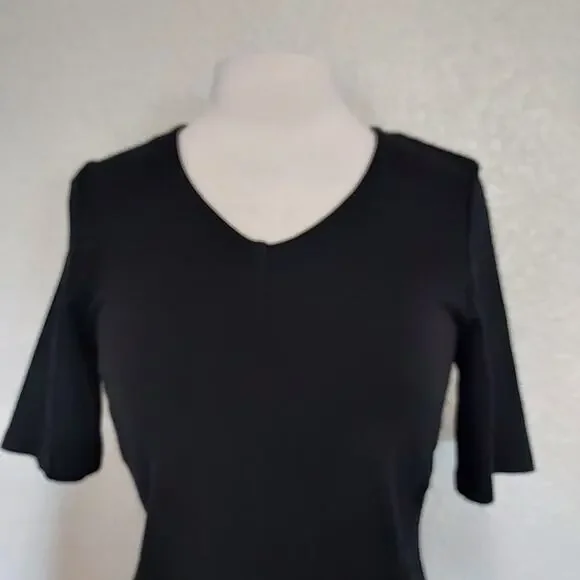 Cabi Classic Black Sheath Dress Size 8 - Picture 3 of 14